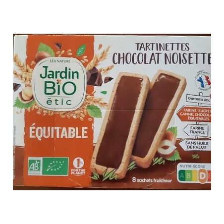 Jardin Bio Jb Tartinettes Choco Nois.138G