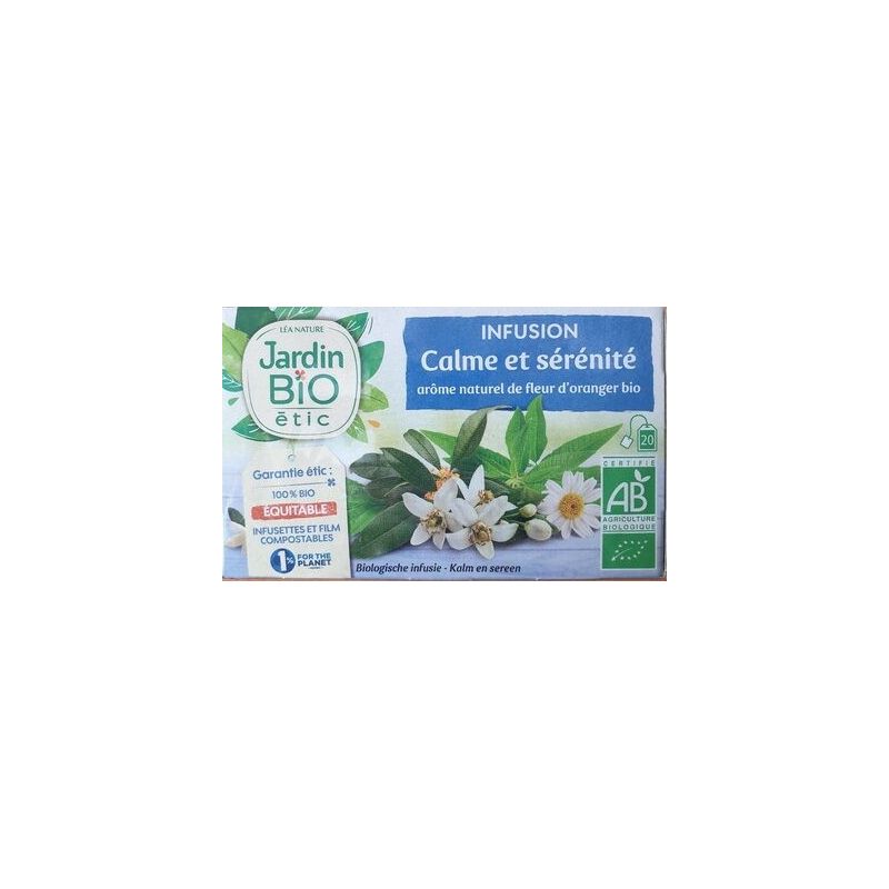 Jardin Bio Jbe Inf.Calm.Seren.Bio 20S 30G