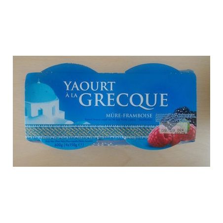 1Er Prix 4X150G Yaourt Grec Framboise/Mure