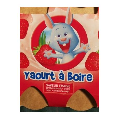 1Er Prix 4X100G Yaourt A Boire Fraise