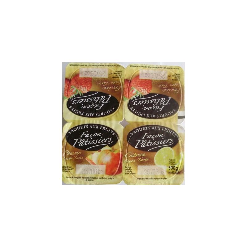 1Er Prix 4X125G Yaourt Fruits Patissier