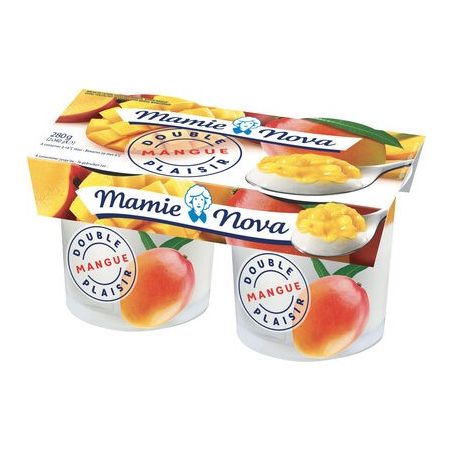 Mamie Nova 2X140G Yaourt Mangue