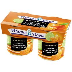 Mamie Nova 2X150G Yaourt Mandarine Citron Vert