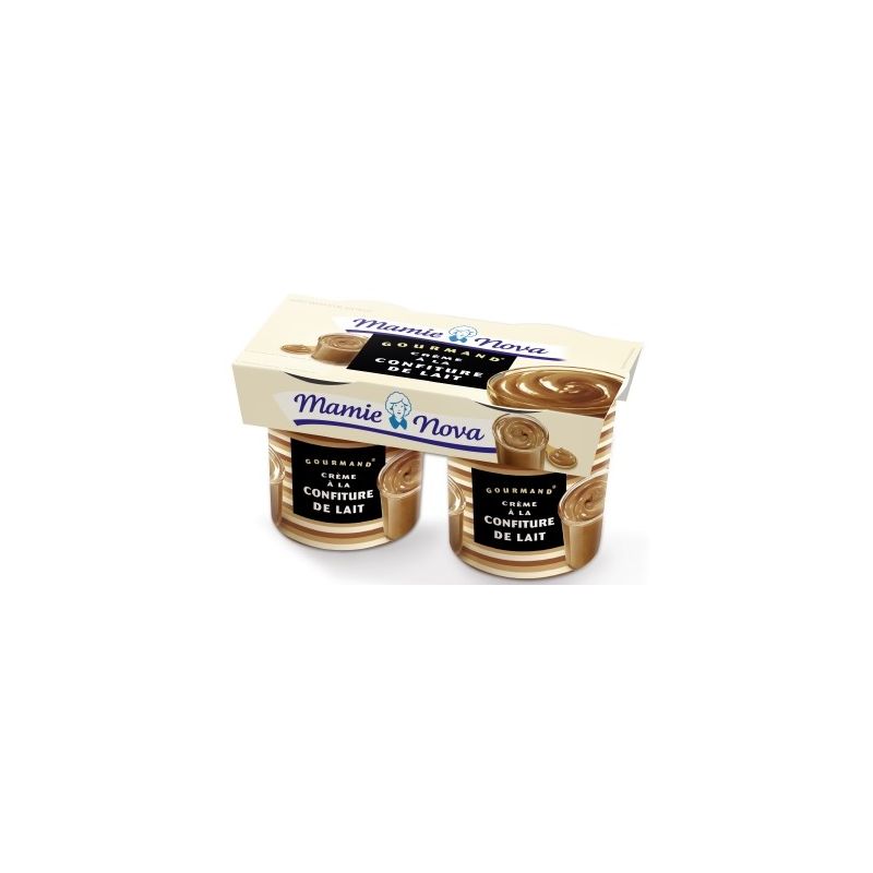 Mamie Nova 2X150G Yaourt Dessert Gourmand Confiture De Lait