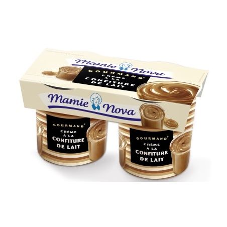 Mamie Nova 2X150G Yaourt Dessert Gourmand Confiture De Lait