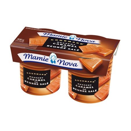 Mamie Nova 2X150G Yaourt Dessert Gourmand Caramel