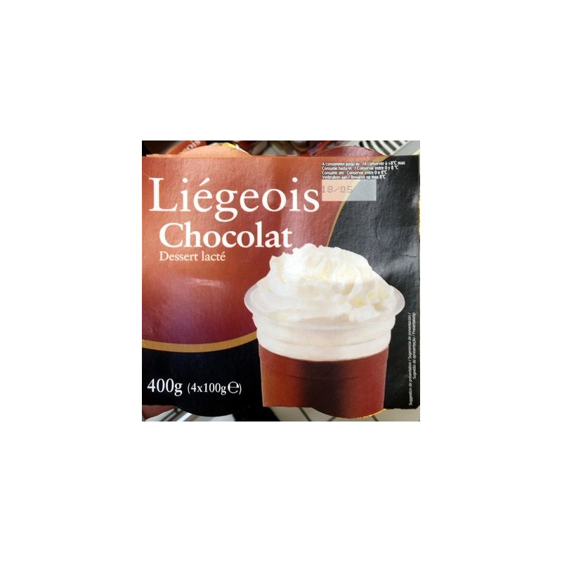 1Er Prix 4X100G Liegeois Chocolat