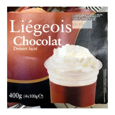 1Er Prix 4X100G Liegeois Chocolat