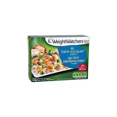Weight Watchers 350G Riz Saint Jacques Sauce Fromage/Bacon