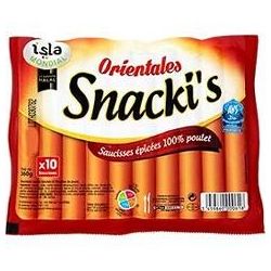 Isla Mondial Saucisse Fume Volaille Orientale 360G