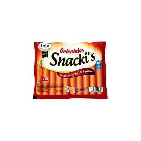 Isla Mondial Saucisse Fume Volaille Orientale 360G