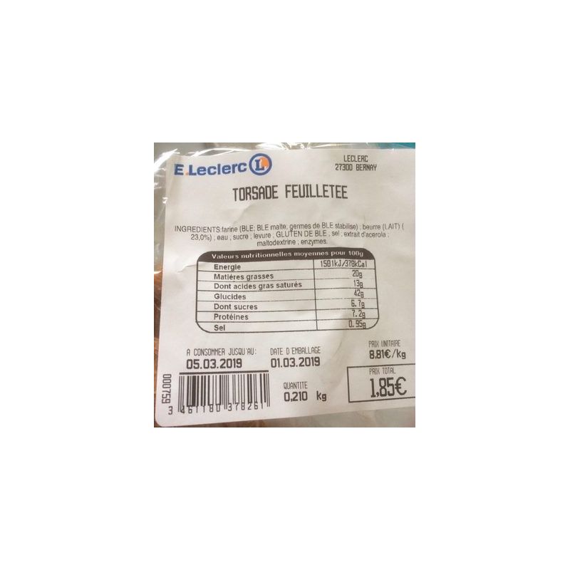 Yarden 250G Torsade Feuilletee