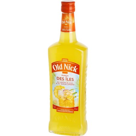 Old Nick Cocktail Aromatisée Ananas Et Fruit De La Passion 16% : Bouteille 70Cl