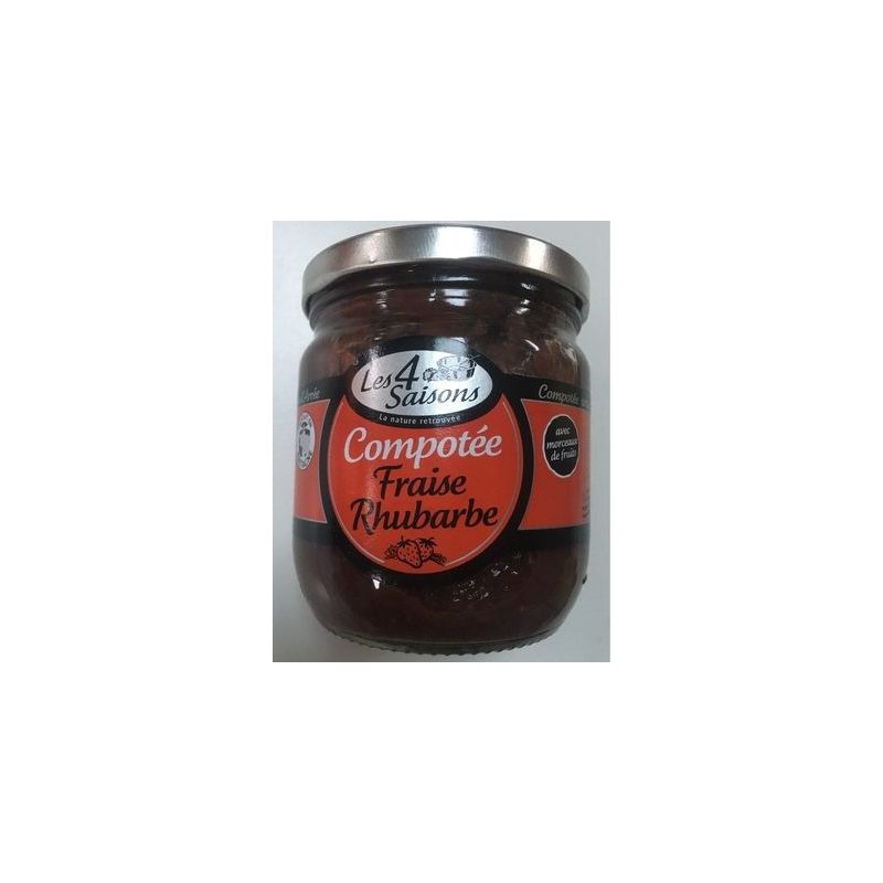 4 Saisons 4Sais Compotee Fraise Rhub420G