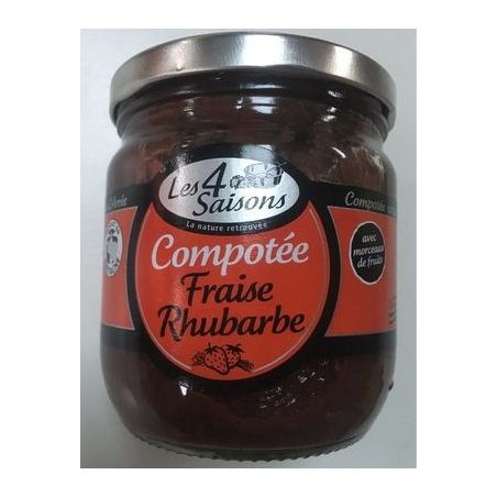 4 Saisons 4Sais Compotee Fraise Rhub420G