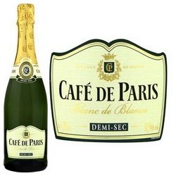 Cafe De Paris Vin Pétillant Autres Régions Demi Sec : La Bouteille 75Cl