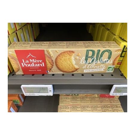 Mere Poulard 110G Galettes Bio Pur Beurre