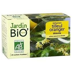 Jardin Bio Biologique Infusion Tilleul/Oranger 20Sachets