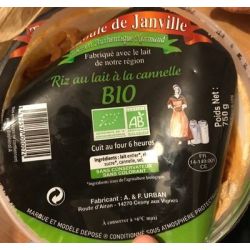 Teurgoule De Janville Teurg.Janv.Cannell Bio Bol750G