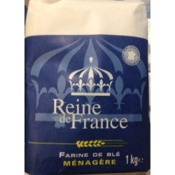 Reine De France Farine Blé Ménagère : Le Paquet 1 Kg