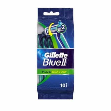 Gillette 10 Rasoirs Jetables Blueii+ Slalom