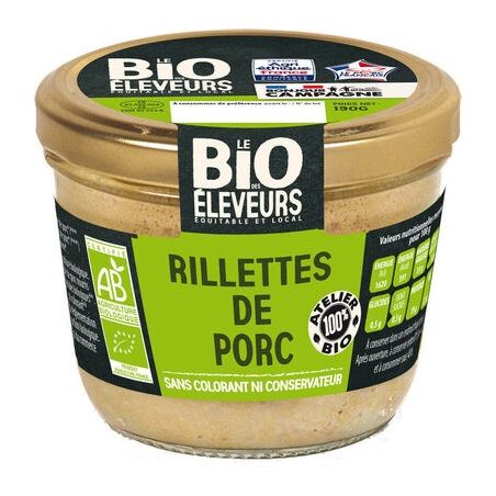 Bonjour Campagne 190G Rillettes Porc