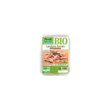 Bonjour Campagne 200G Lardon Fume Bio