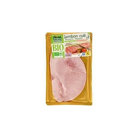 Bioporc Bonjour Campagne Jambon Blanc Sup Dd Bio X2 90G