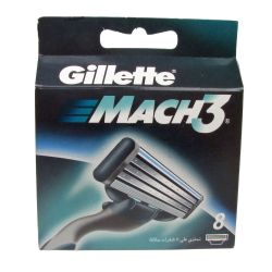Gillette Mach3 Razor Blades 8 Pieces