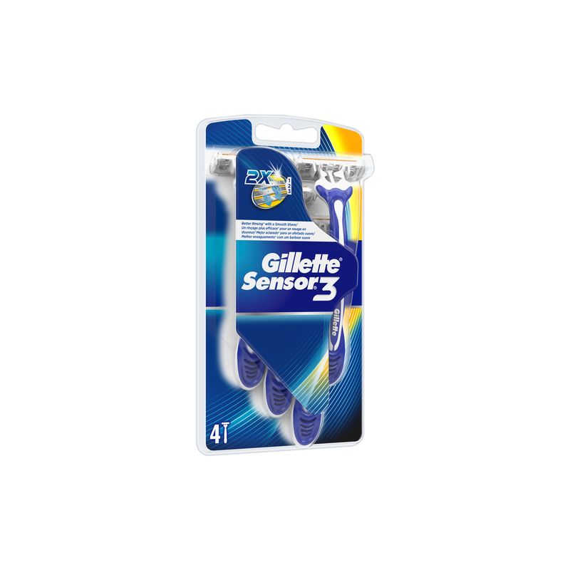 Gillette Gillet.Rasoir Jetable Sensor 3 Pack De