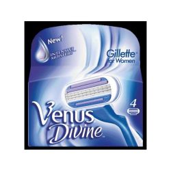 Gillette Venus Divine Sensitive Razor Blades 4 Per Pack