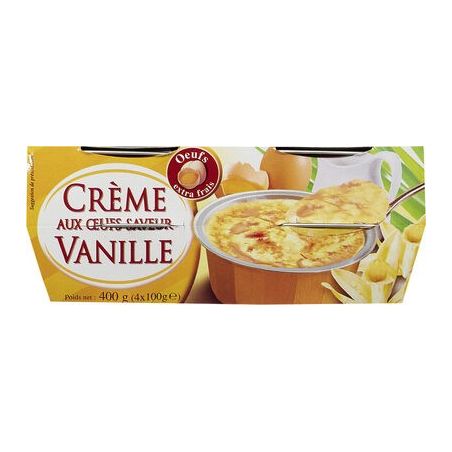 1Er Prix 4X100G Creme Vanille