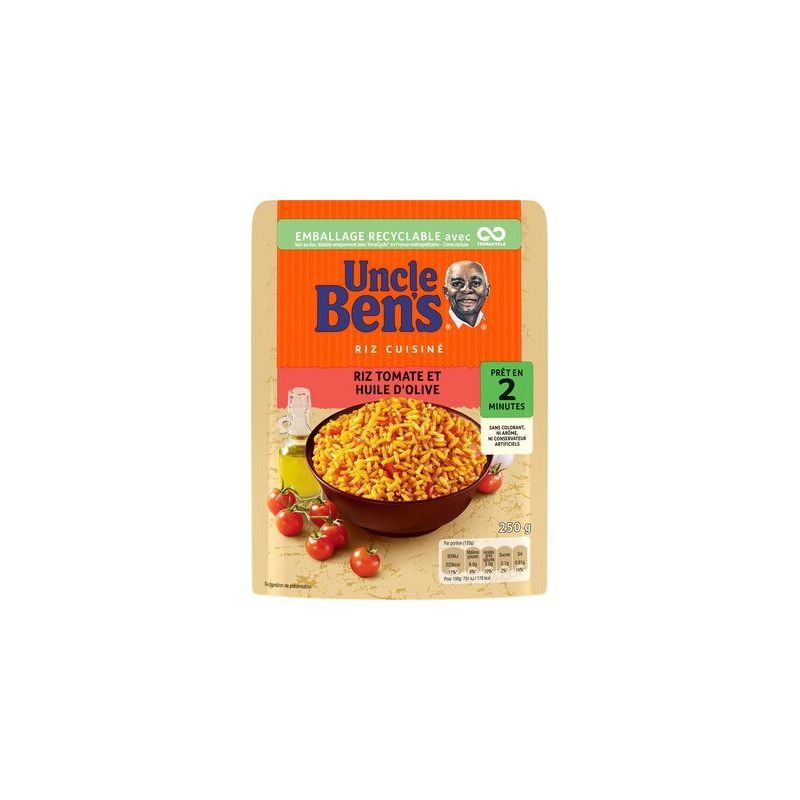 Uncle Bens U.Bens Riz Expr.2M Tom/Ol 250G