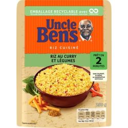 Uncle Bens Ub Riz Express Curry Legs 250G