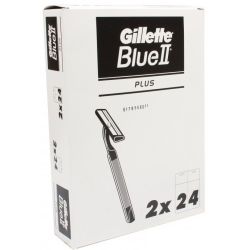 Gillette Blue Ii Plus Razor Card 24 Ct