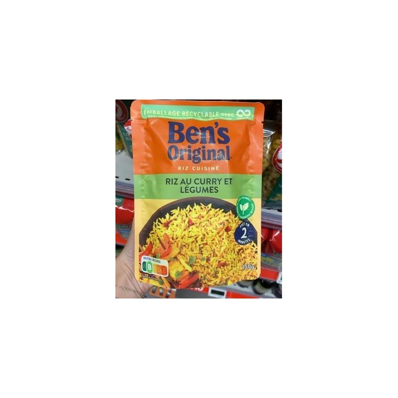 Ben'S Original Bens Riz Expres.Curry Legs250G