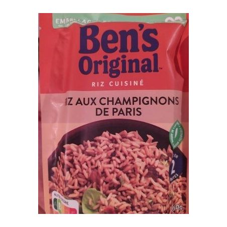 Riz aux champignons de Paris - Uncle Ben's - 250 g