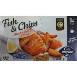 Fish & Chips Etui 550 Gr