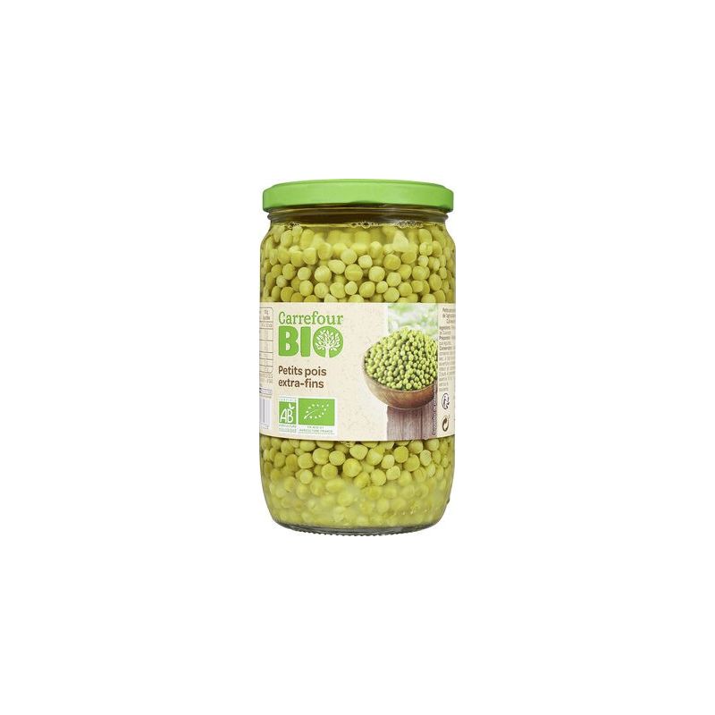 Carrefour Bio 72Cl Petit Pois Extra Fin