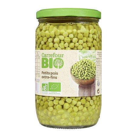 Carrefour Bio 72Cl Petit Pois Extra Fin
