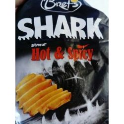 Bret'S Brets Chips Shark Hot&Spicy120