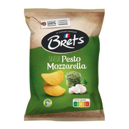 Bret'S Chips Pesto Moza 125G