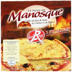 Pizza De Manosque 430G 3 Fromages Label Rouge
