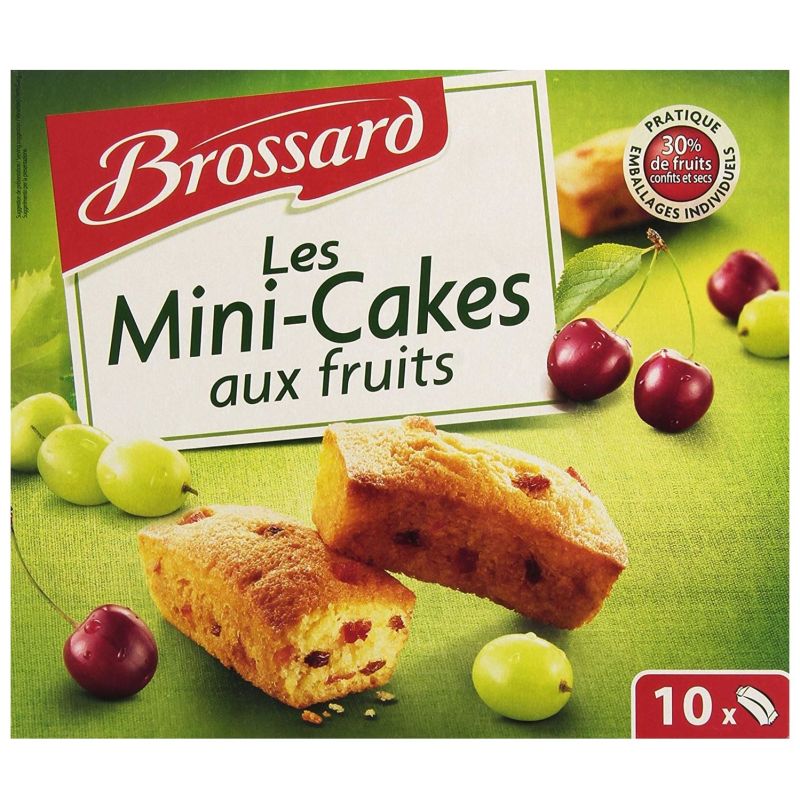 Brossard 10Mini Cake Fruit300G