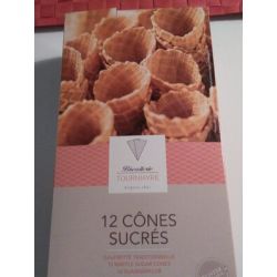 Bt.12 Cones Gaufre Sucres A Glaces 150G