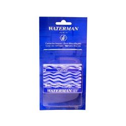 Waterman 8 Cart Bleues Longue