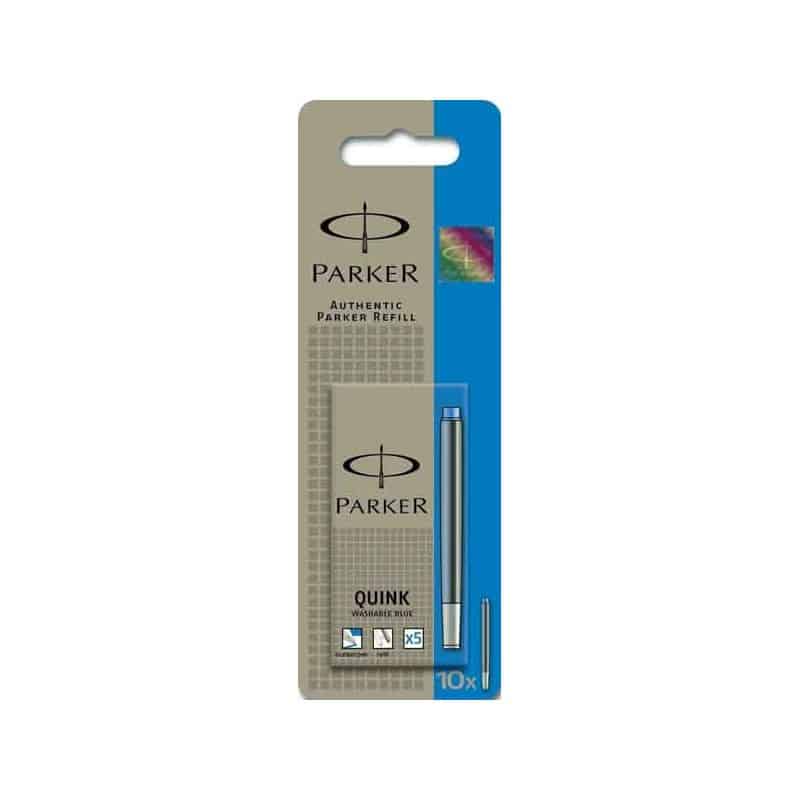 Parker 10 Cart. Long Quink Bl