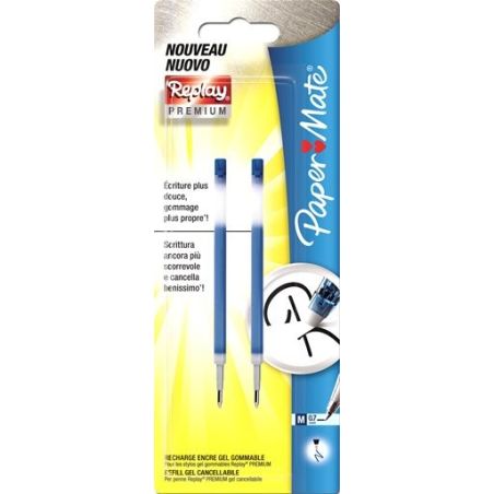 Papermate Pp 2 Recharges Effac.Bleues