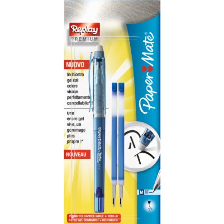 Papermate Pp S.Bille Replay+2 Rech.Bleu