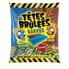 Verquin Bonbons Barres Goûts Framboise/Cola Têtes Brûlées : Le Sachet De 200 G